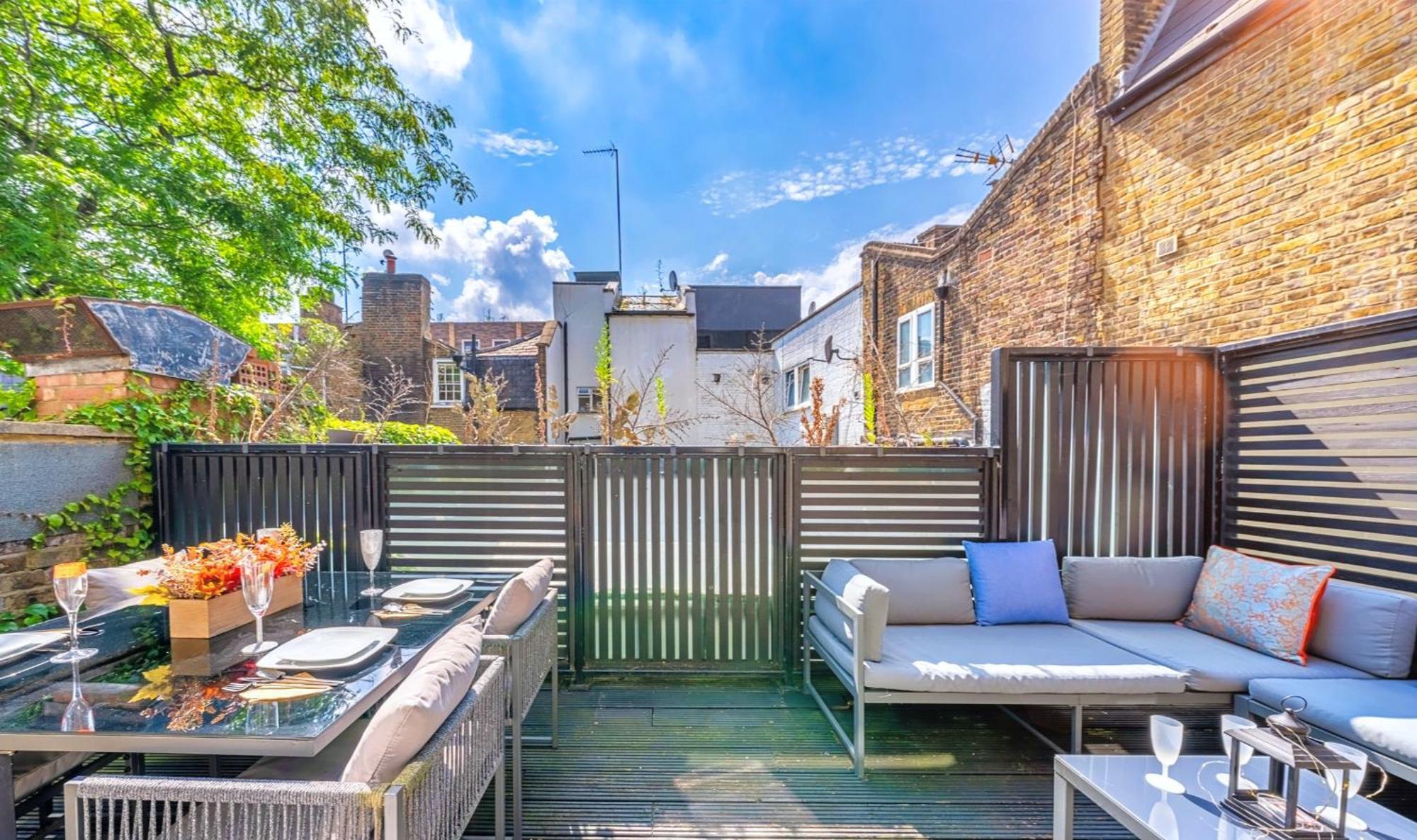 Designer Victorian Flat With Large Terrace Apartment Londra Exterior foto