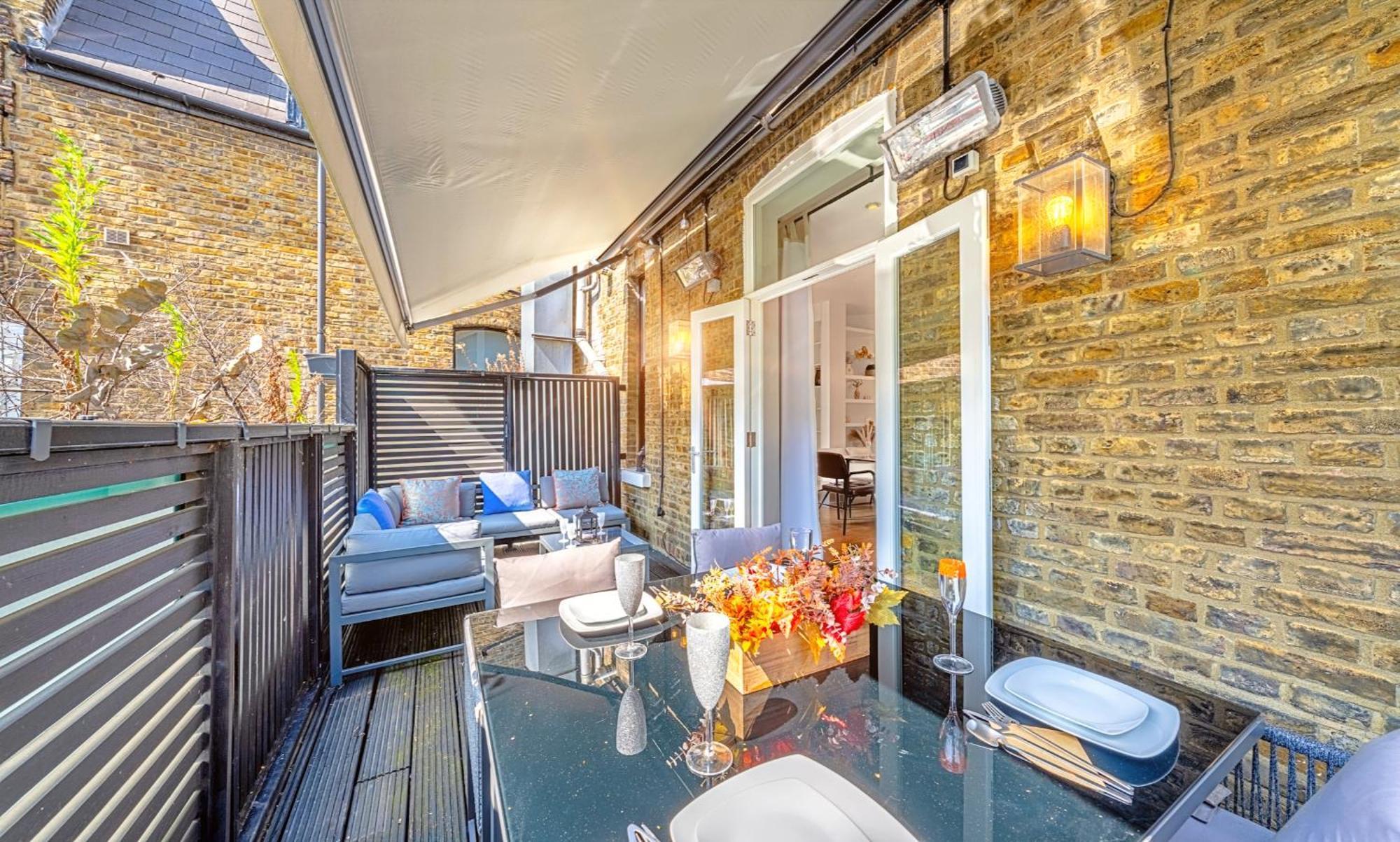 Designer Victorian Flat With Large Terrace Apartment Londra Exterior foto