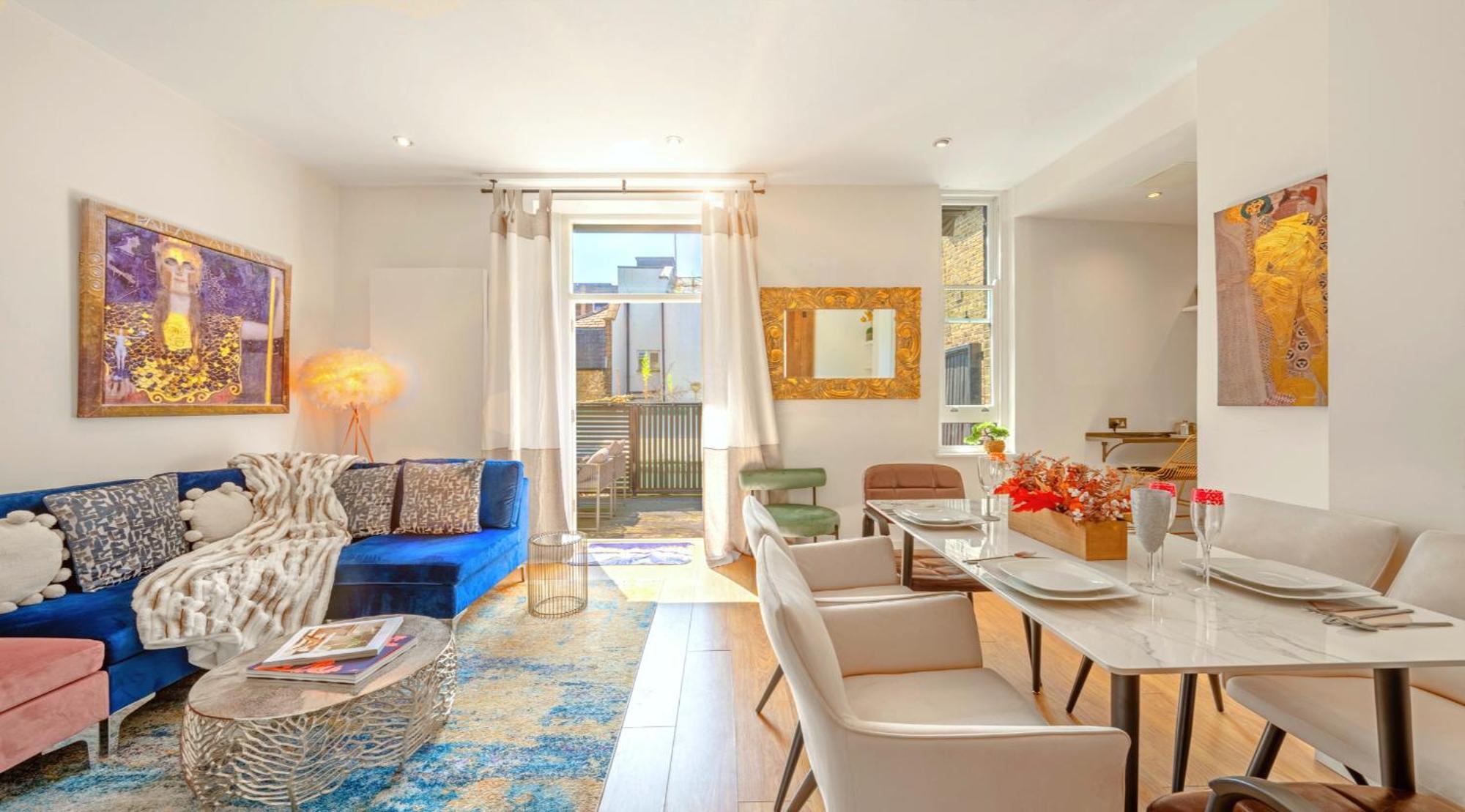 Designer Victorian Flat With Large Terrace Apartment Londra Exterior foto