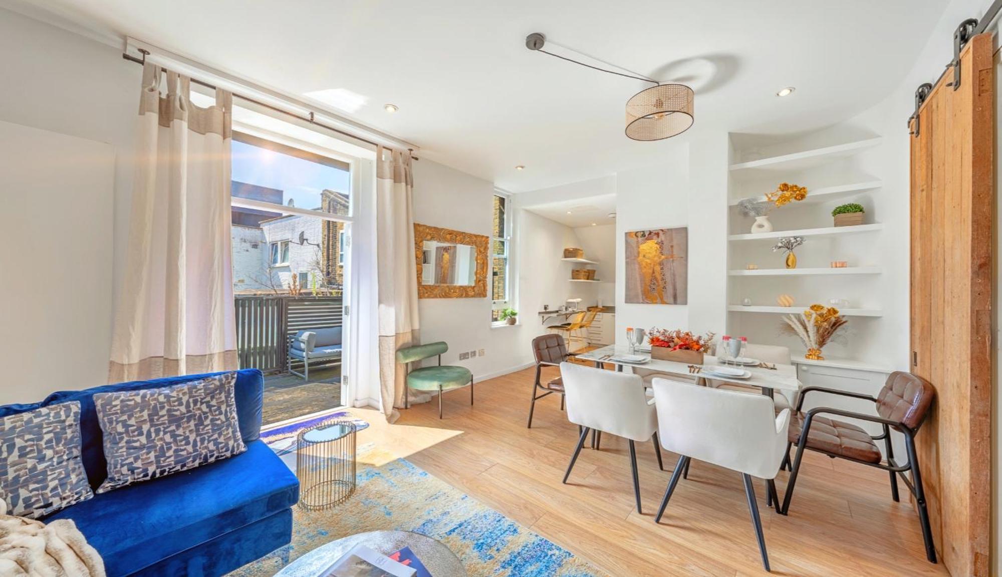Designer Victorian Flat With Large Terrace Apartment Londra Exterior foto