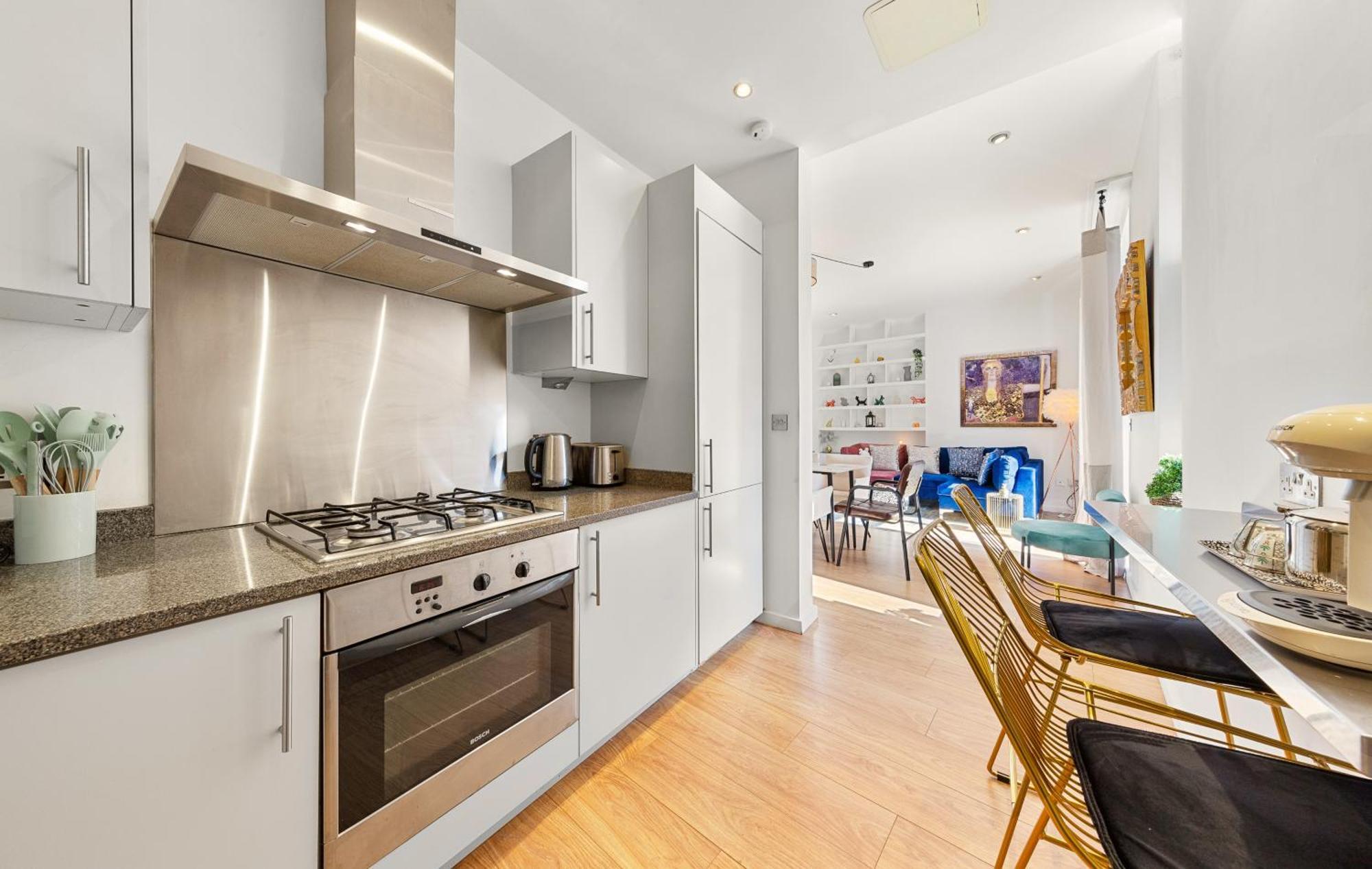 Designer Victorian Flat With Large Terrace Apartment Londra Exterior foto